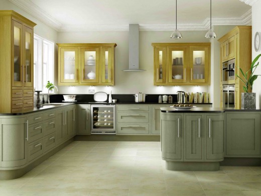 Carisbrooke Oak kitchen in Taupe