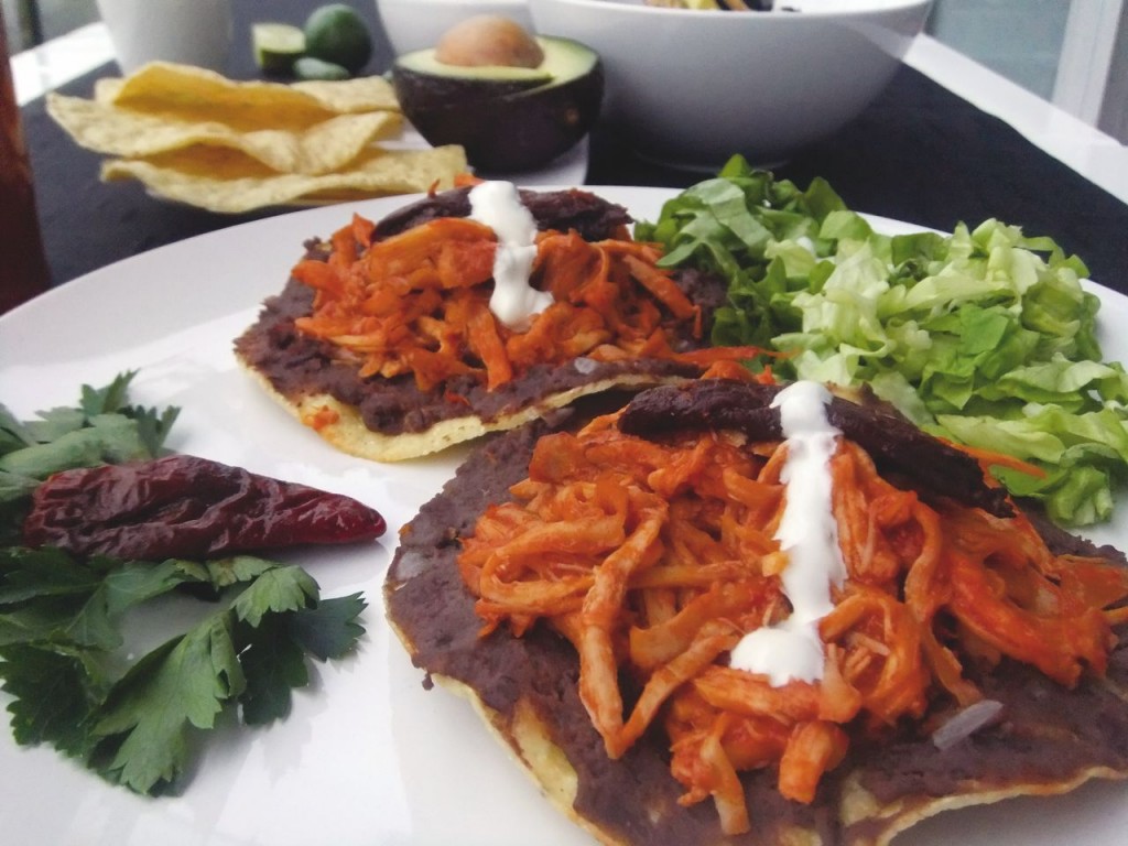 Chicken Tinga Tostadas