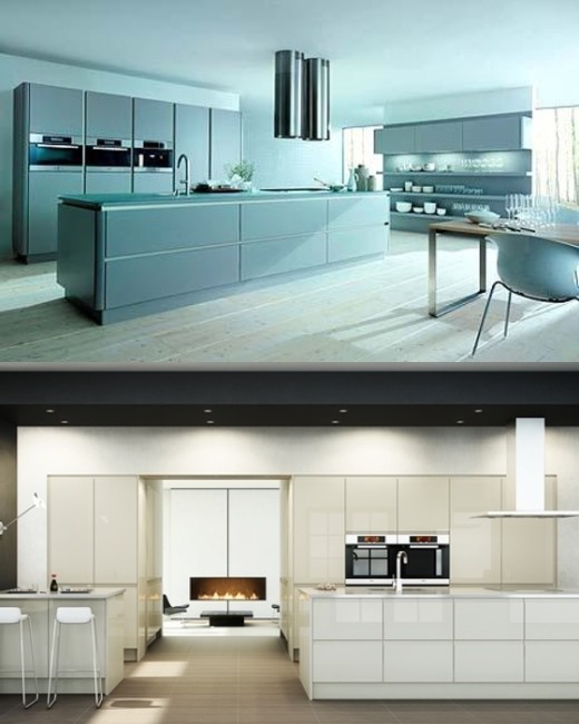 Handleless kitchens