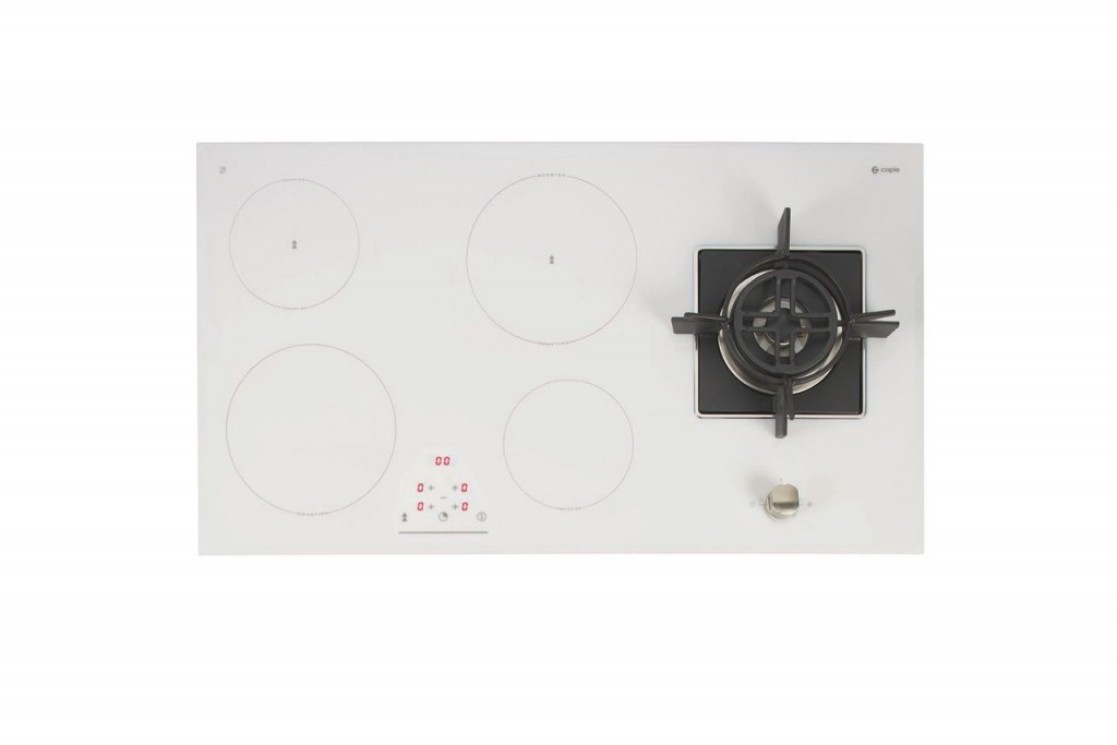 The caple two-in-one Sense Premium C895iWH induction and wok hob