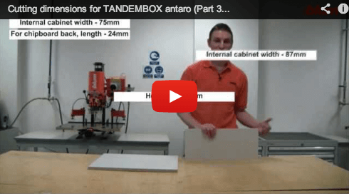 Cutting dimensions TANDEMBOX antaro part 3
