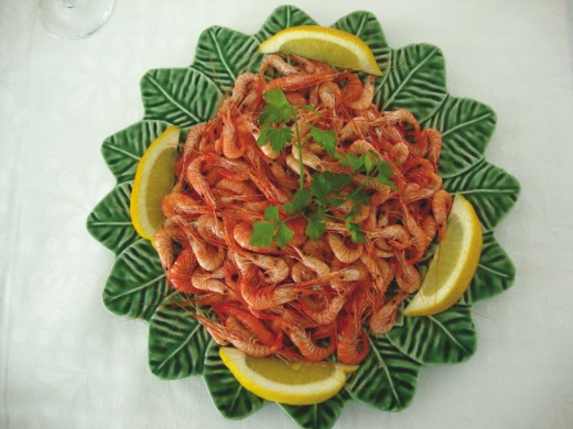 Portuguese Sunday Lunch Starter Shrimp