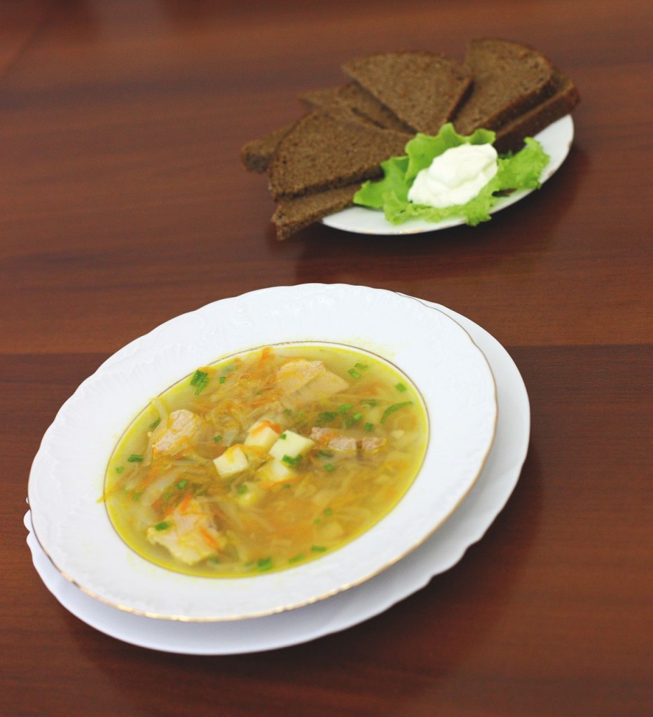Russian Cabbage Soup - serves four