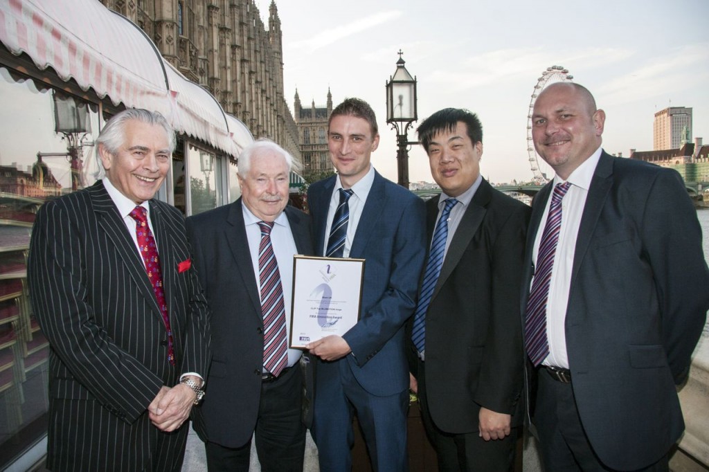 The Blum Technical Team collect a FIRA Innovations Award