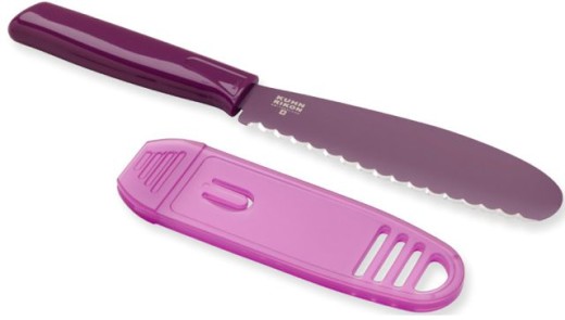 The New Kuhn Rikon Sandwich Knife in Purple SRP £12.95