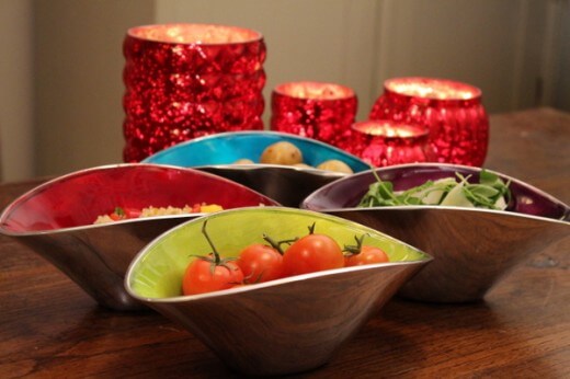 Recycled aluminium bowls by Azeti Ltd