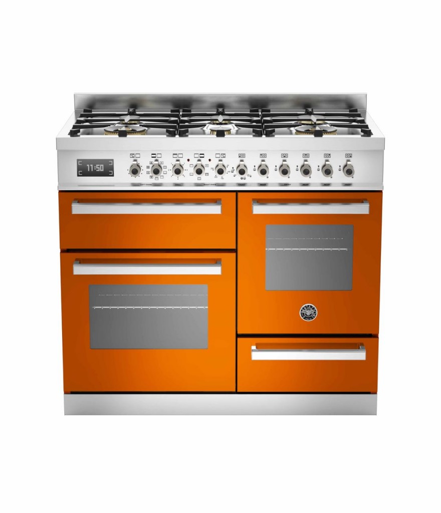 Bertazzoni Professional Series PRO100 6 MFE range cooker - orange