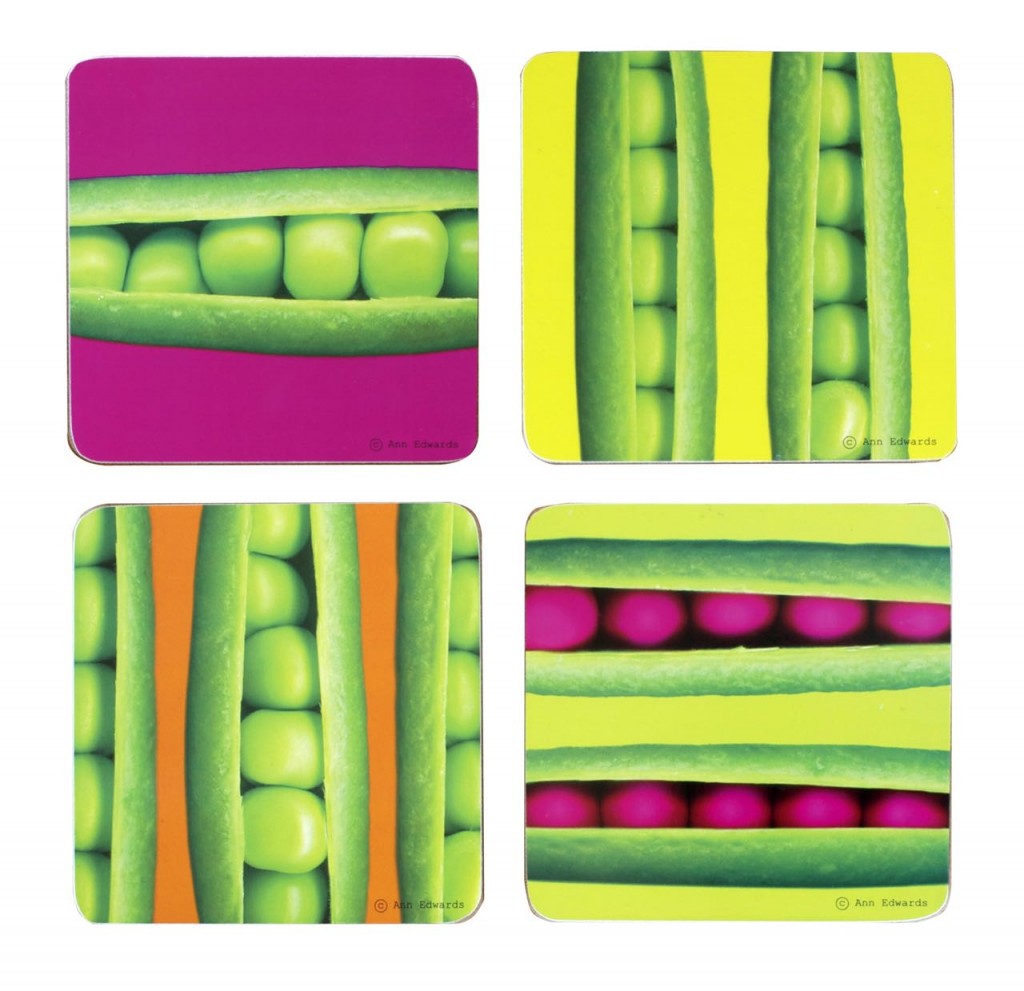 These Pop Art Peas are cheeky and vibrant... Ziggiziggi.com