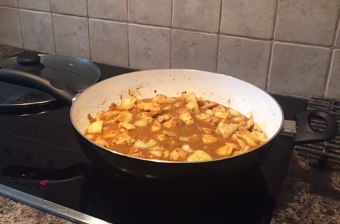 Stu's recipes part 3: Garlic Chicken Curry 2