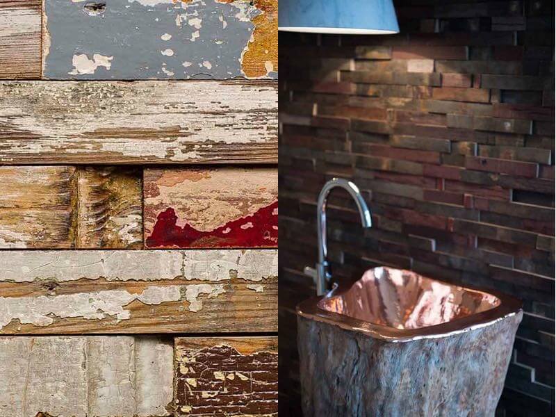 Reclaimed Timber wood cladding tiles by Indigenous