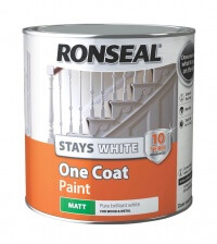 Stays White One Coat Paint by Ronseal