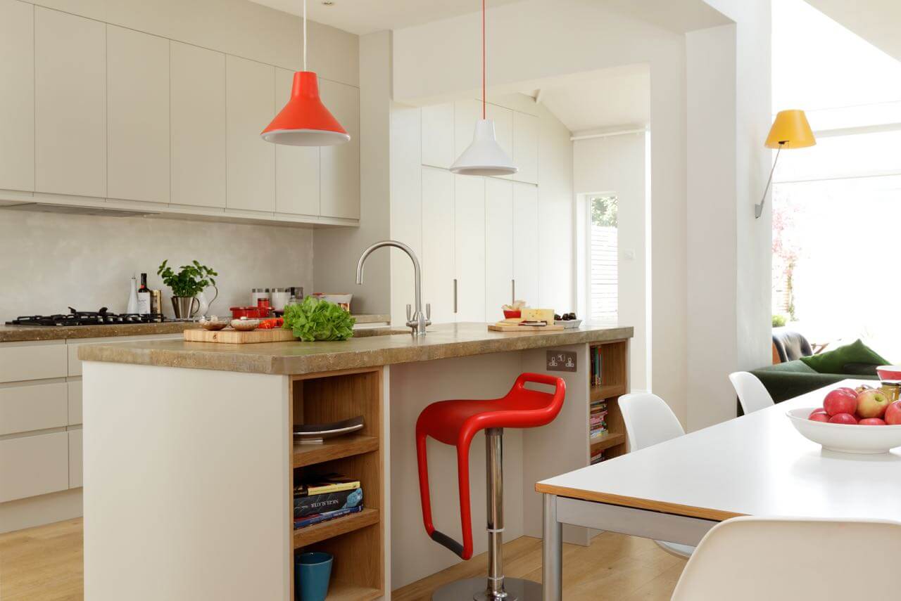 Modern Handless Kitchen - designed by Cue & Co of London 2