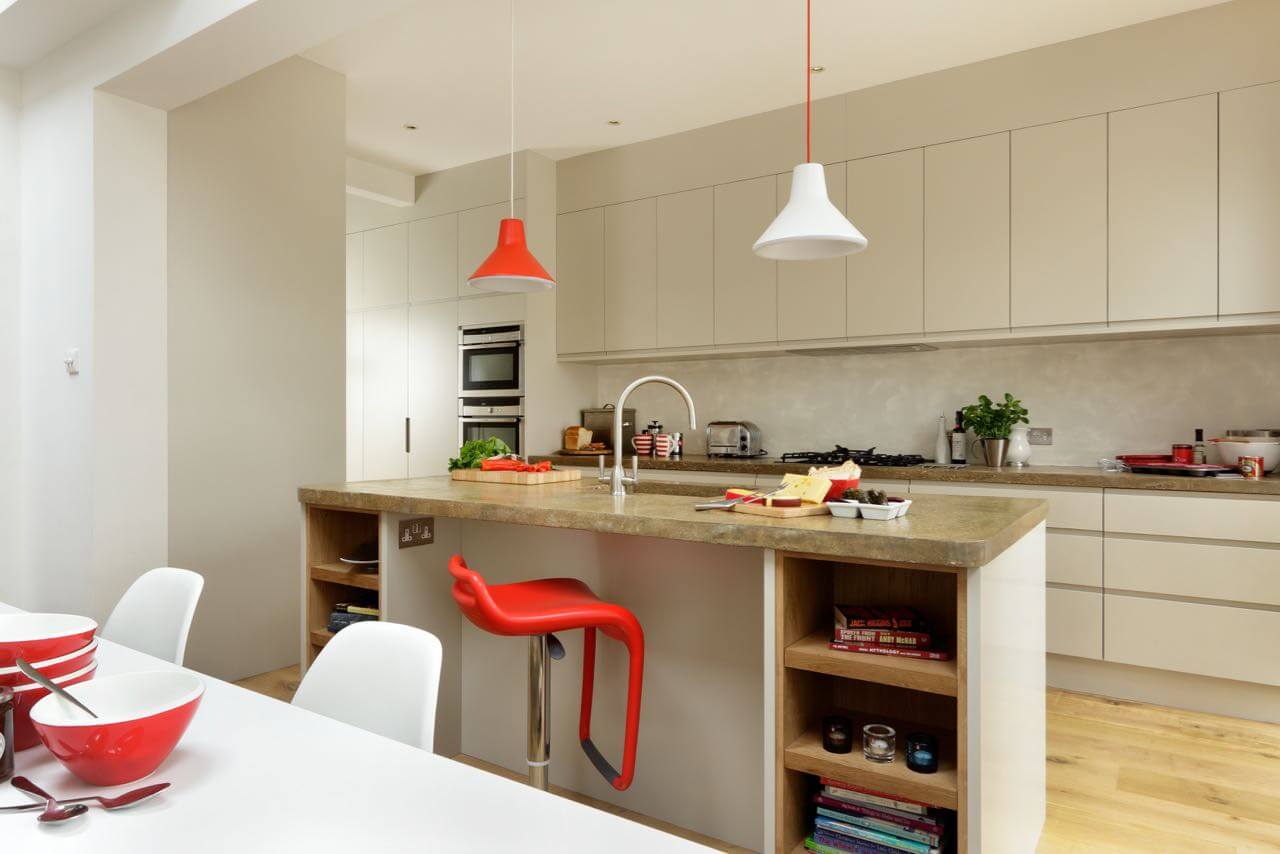 Modern Handless Kitchen - designed by Cue & Co of London 7