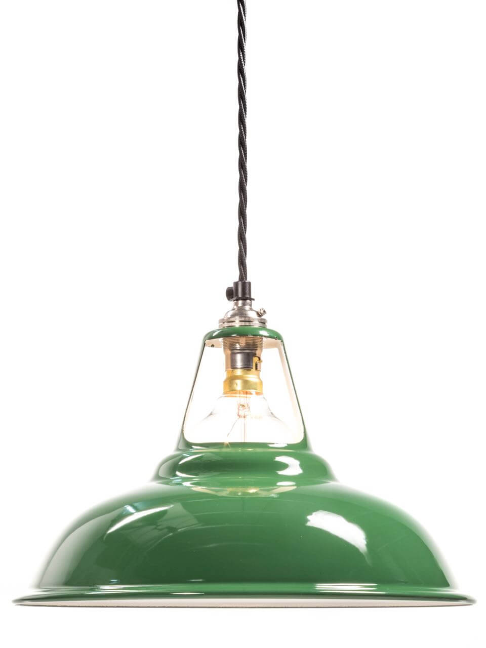Green Enamel Coolicon Lamp Shade