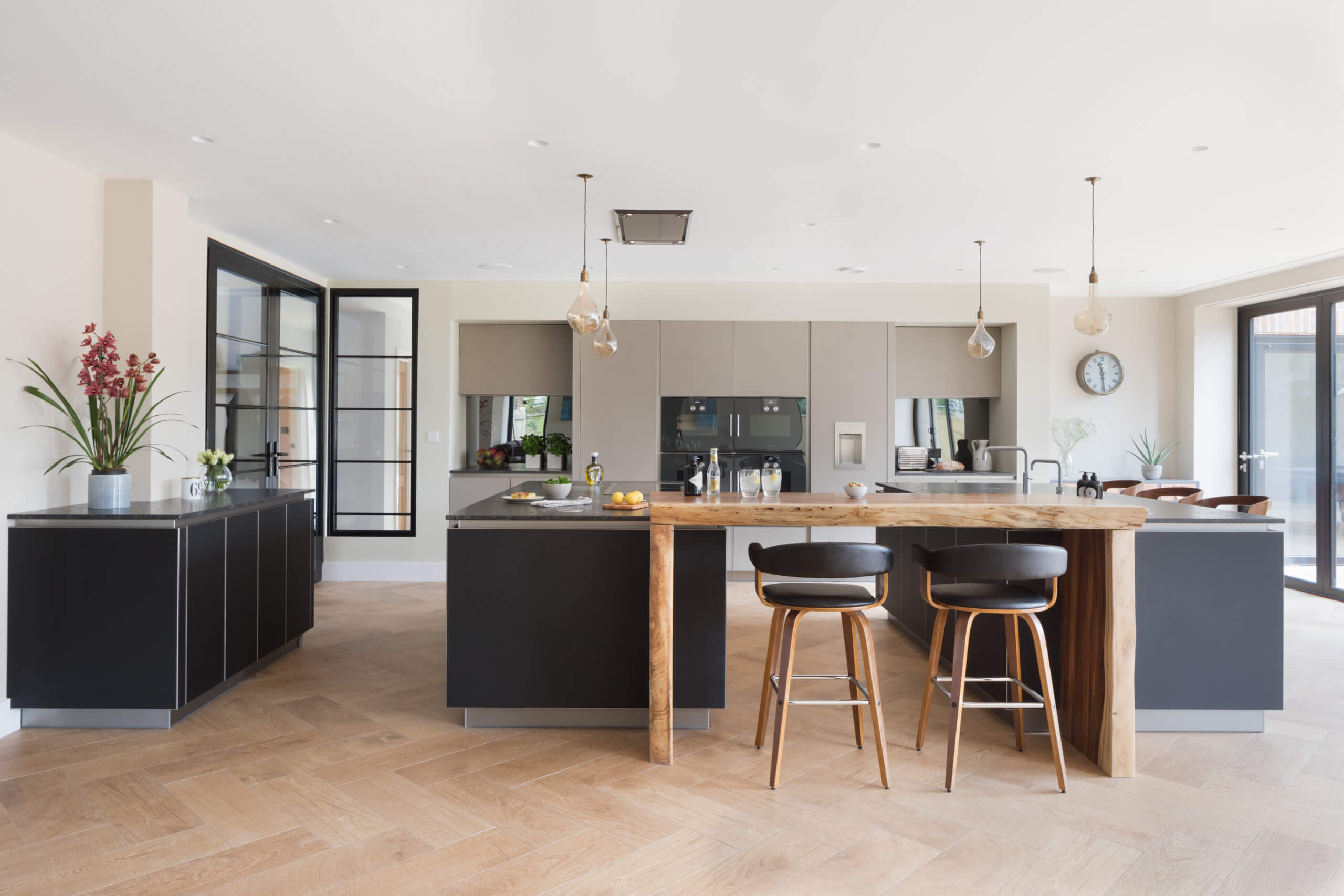 Contemporary Intuo Kitchen with Double Island by Searle & Taylor - The ...