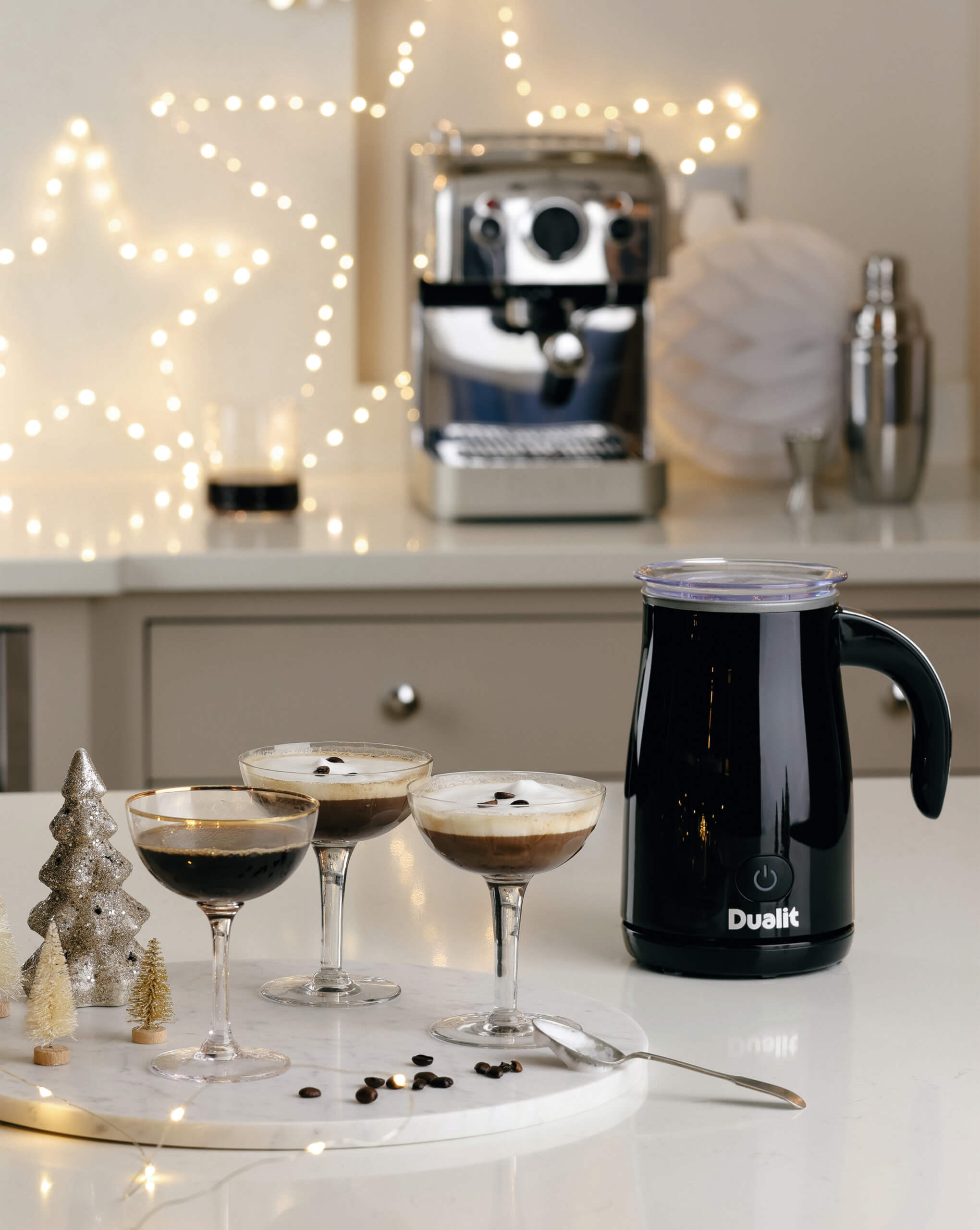 Dualit Black Hot-Cold Milk Frother